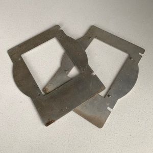 Omega D-Series Glassless 4x5 Negative Carrier, 2-Piece Bare Aluminum